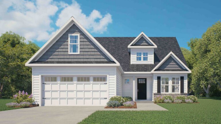 Austin floor plan exterior design illustration by Ben Stout Construction