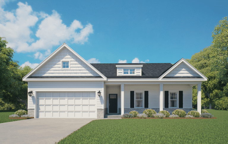 Bailey floor plan exterior design illustration by Ben Stout Construction