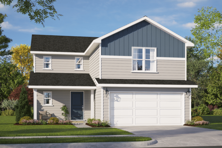 Bonnet floor plan exterior design illustration by Ben Stout Construction