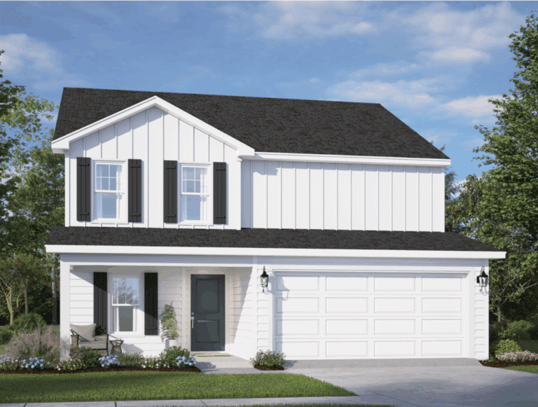 Cardinal plan exterior illustration by Ben Stout Construction
