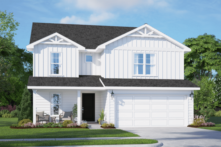 Dogwood floor plan exterior design illustration by Ben Stout Construction