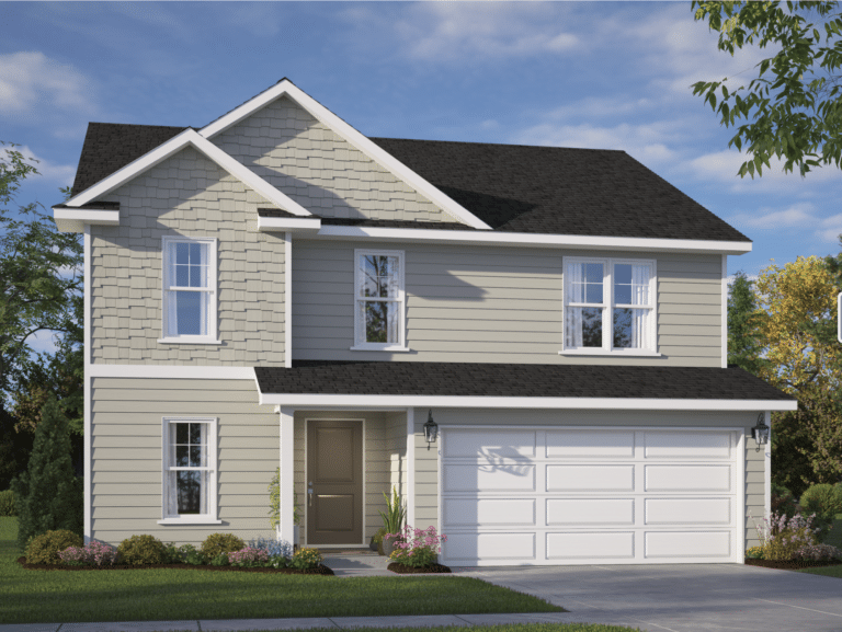 Longleaf plan exterior illustration by Ben Stout Construction