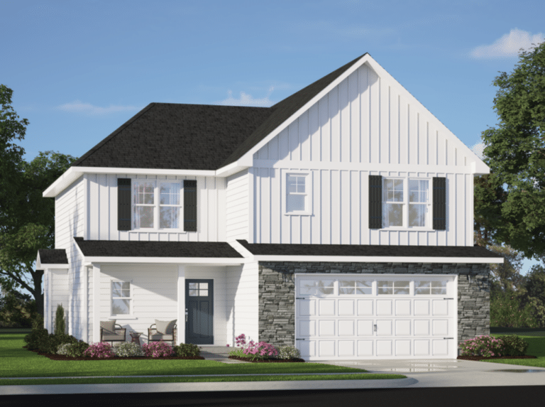 Southbrook plan exterior illustration by Ben Stout Construction
