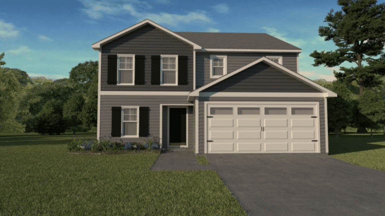 Washington floor plan exterior design illustration by Ben Stout Construction